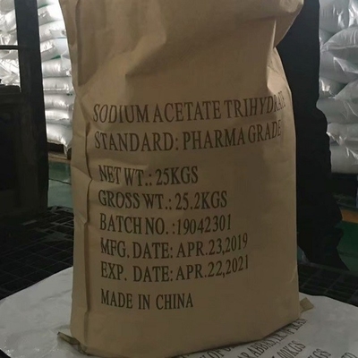 Grado anhidro C2H3NaO2 de la industria de CAS 127-09-3 del acetato del sodio