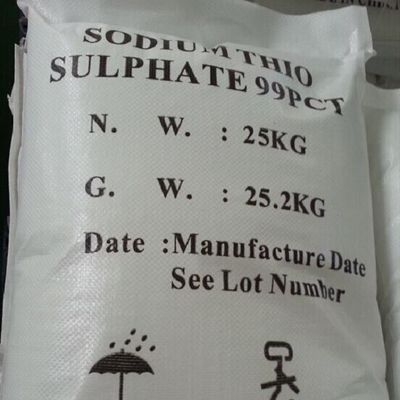 Grado de la industria de CAS 10102-17-7 de los auxiliares de la materia textil del pentahidrato de Thiosulfate del sodio